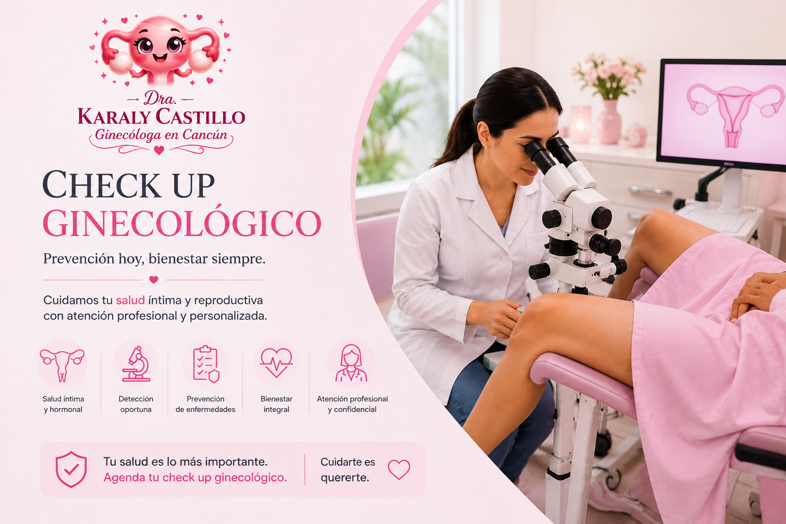 CHECK UP GINECOLÓGICO INTEGRAL EN CANCÚN en Cancún